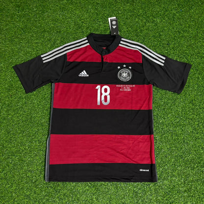 Toni Kroos Germany Deutschland 2014 World Cup Brazil Black Red Retro Jersey Trikot Soccer Shirt