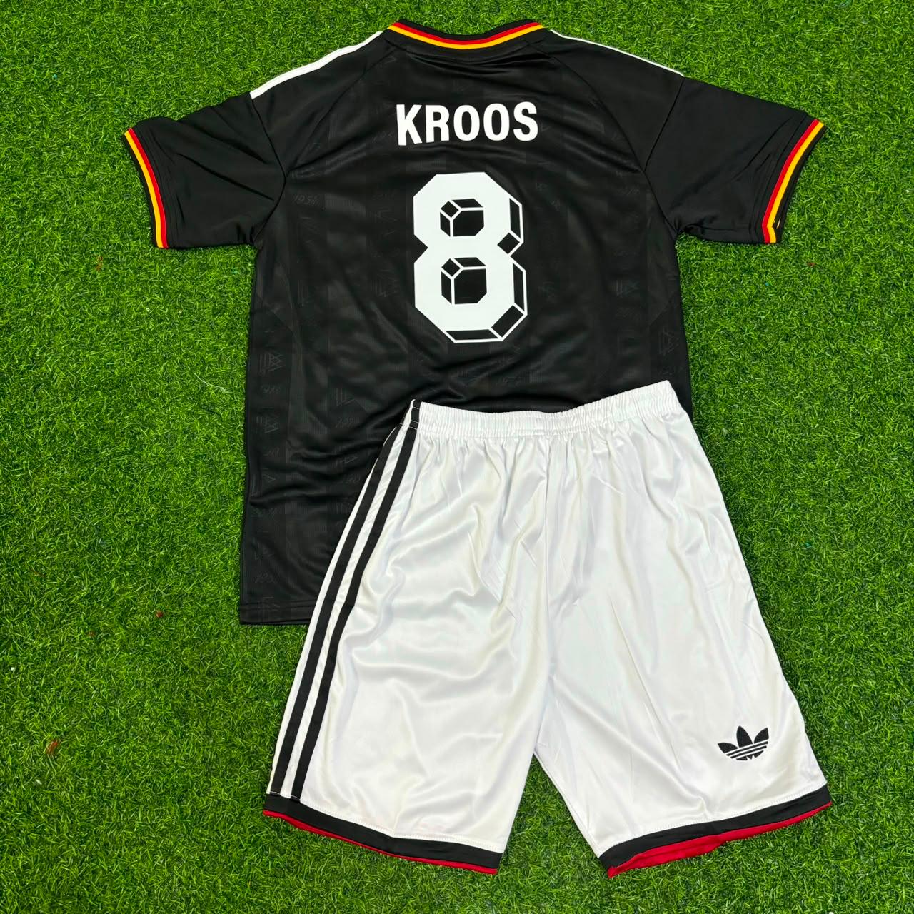 Toni Kroos Germany 2014 World Cup Kids Special Edition Black Retro Football Jersey