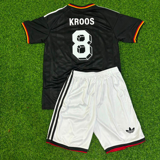 Toni Kroos Germany 2014 World Cup Kids Special Edition Black Retro Football Jersey