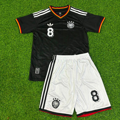 Toni Kroos Germany 2014 World Cup Kids Special Edition Black Retro Football Jersey
