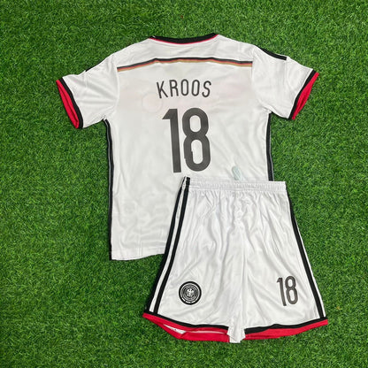 Toni Kroos Germany 2014 World Cup Kids Retro Football Jersey