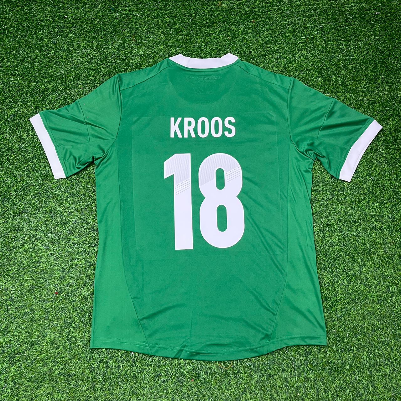 Toni Kroos Germany EURO 2012 Green Retro Football Jersey