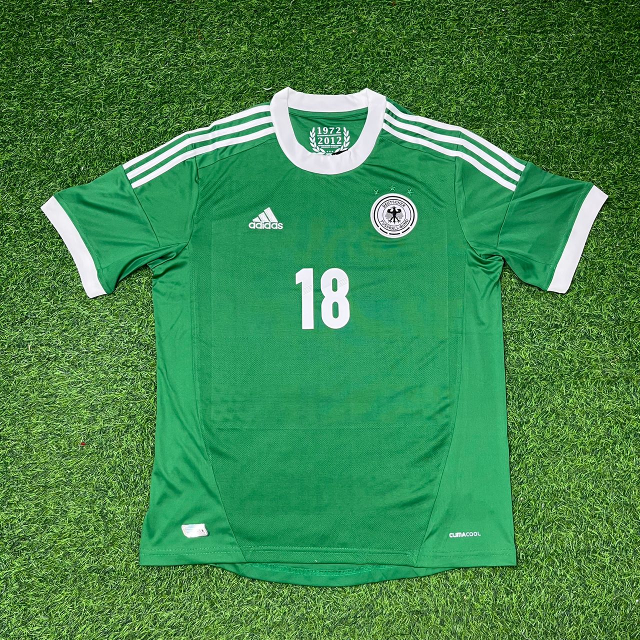 Toni Kroos Germany EURO 2012 Green Retro Football Jersey