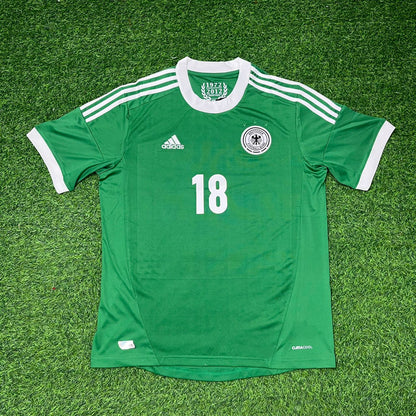 Toni Kroos Germany EURO 2012 Green Retro Football Jersey
