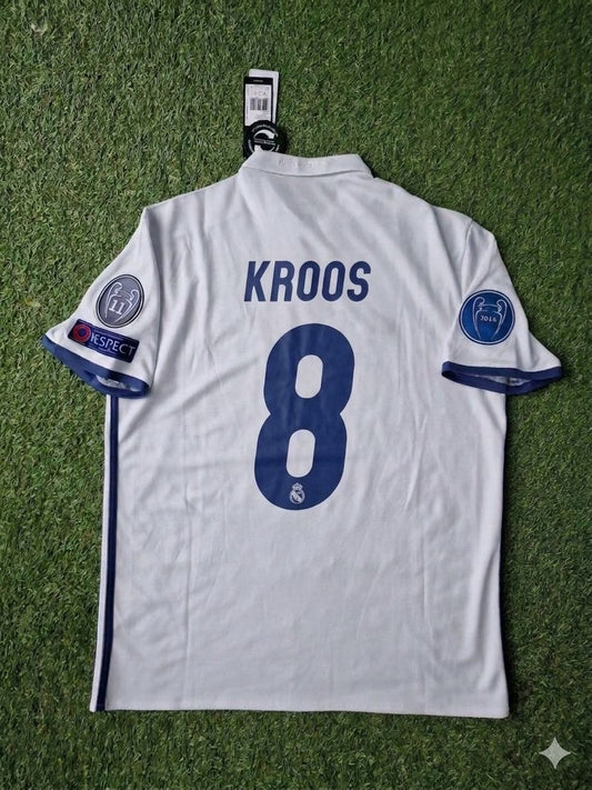 Toni Kroos 8- Madrid 2018 Retro Jersey Trikot Maillot Soccer Shirt
