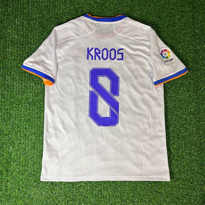 Toni Kroos  Real Madrid Home Short Sleeve Jersey Soccer Shirt