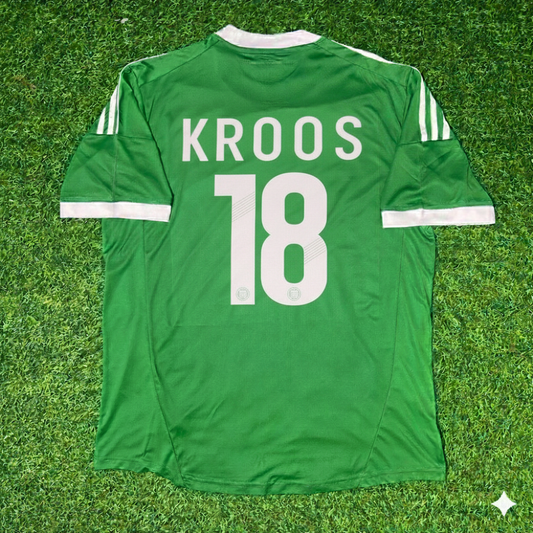Toni Kroos Germany EURO 2012 Green Retro Football Jersey
