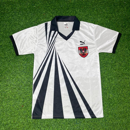 David Alaba Austria White Retro Football Jersey
