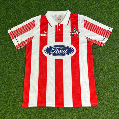 Toni Polster #9 FC Köln Retro Trikot Fußballtrikot