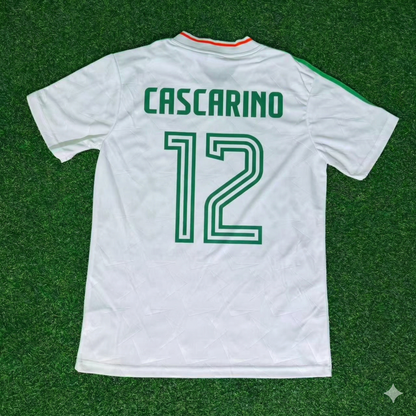 Tony Cascarino Ireland White Legendary Anniversary Retro Football Jersey Kit