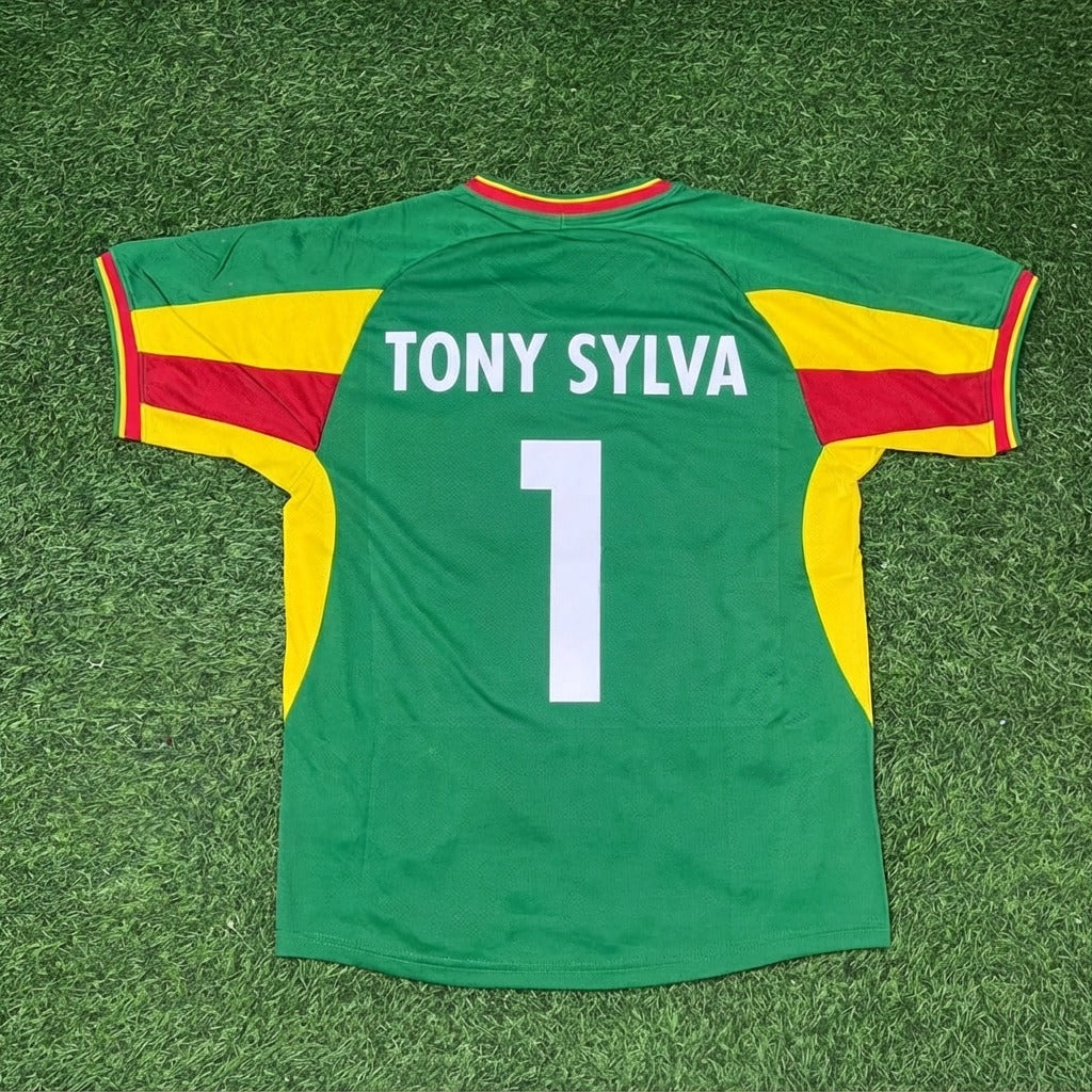 Tony Sylva Senegal 2002 World Cup Retro Goalkeeper Jersey Trikot Maillot