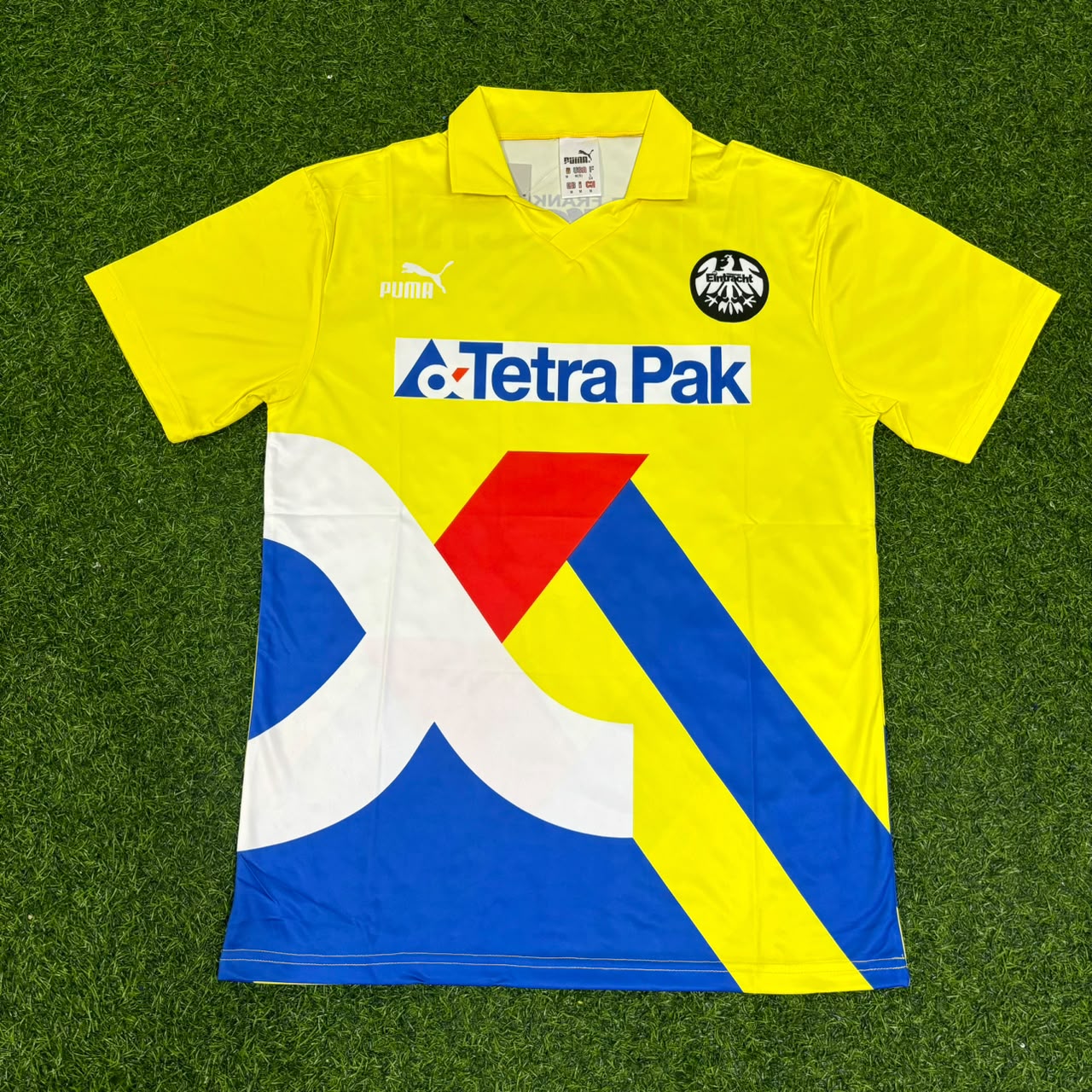 Tony Yeboah Eintracht Frankfurt 1993/1996 Retro Yellow Football Jersey