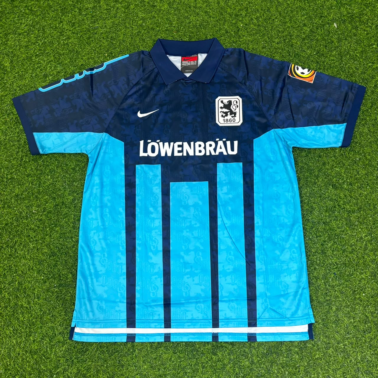 Torben Hoffmann TSV 1860 München Blaues Heim Retro Fußballtrikot