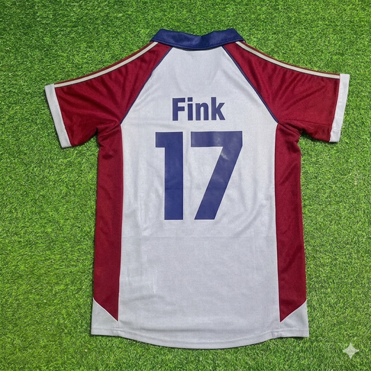 Thorsten Fink #17 FC Bayern Munich 1998-1999 Maillot de Foot Rétro Extérieur Gris