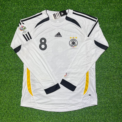 Torsten Frings Germany 2006 World Cup Long Sleeve White Football Jersey