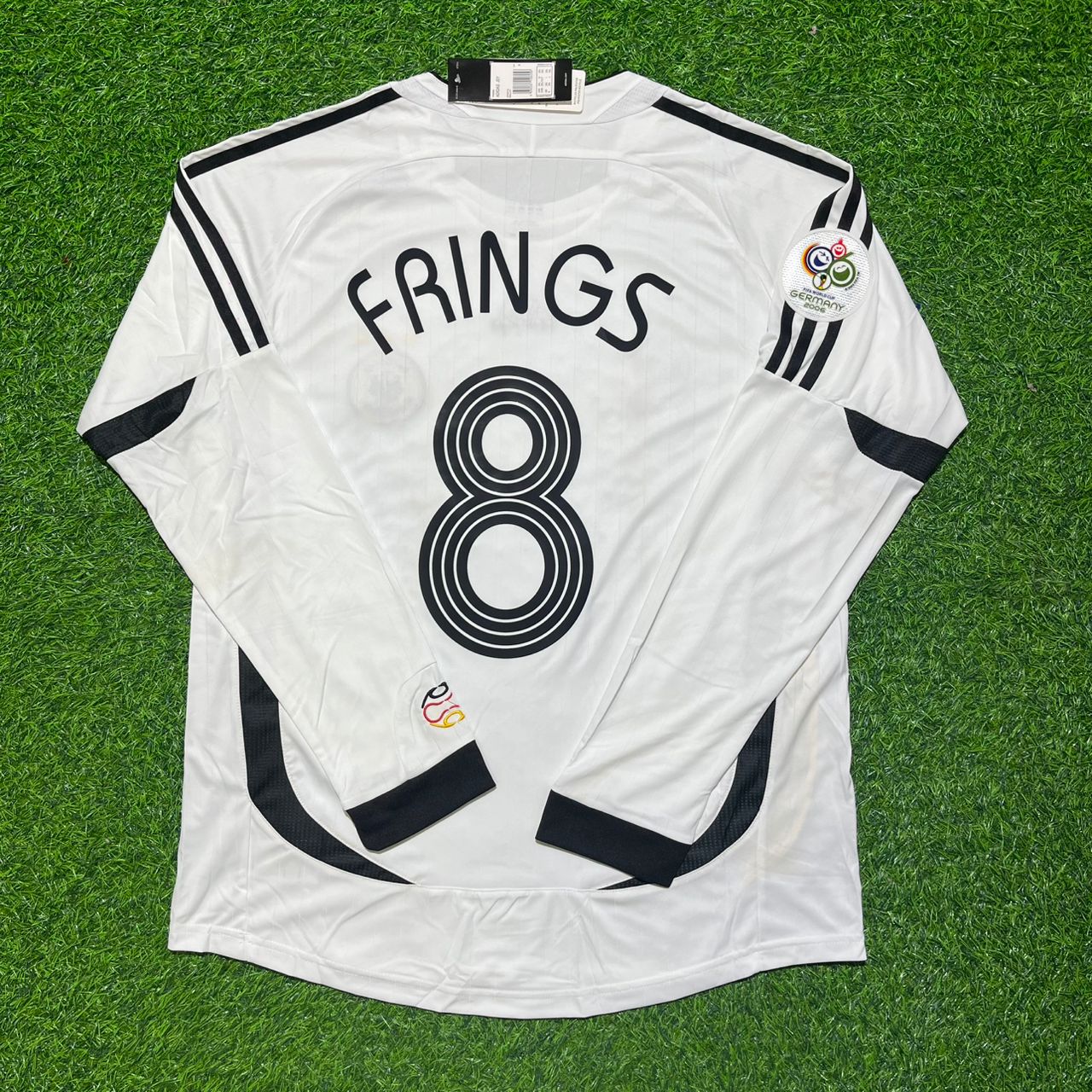 Torsten Frings Germany 2006 World Cup Long Sleeve White Football Jersey