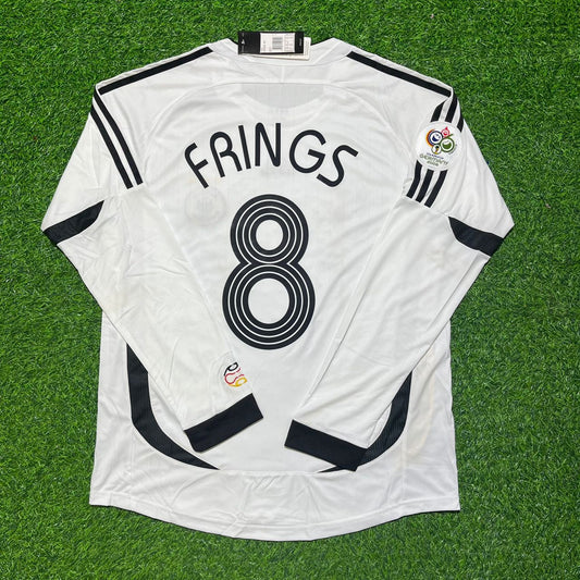 Torsten Frings Germany 2006 World Cup Long Sleeve White Football Jersey