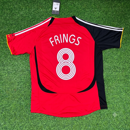 Torsten Frings Germany 2006 World Cup Away Red Black Retro Football Jersey