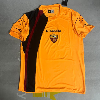 Francesco Totti 2005-2006 Orange Retro Football Jersey