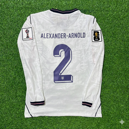 Trent Alexander-Arnold 2- England 2026 World Cup Long Sleeve Kit Jersey Trikot Maillot