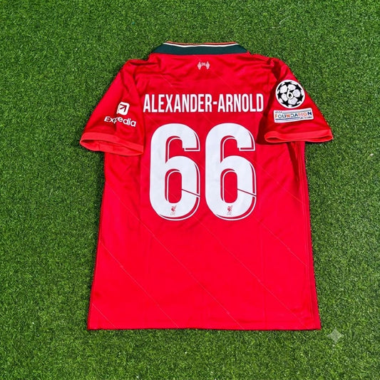 Trent Alexander-Armold #66 Liverpool 2022 Champions League Final Home Retro Football Jersey