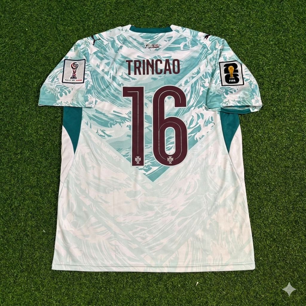 Francisco Trincao Portugal 2026 World Cup White Away Football Jersey