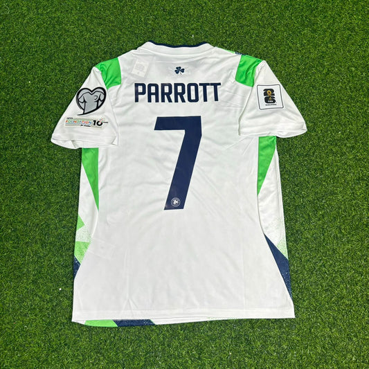 Troy Parrott #7 Ireland 2026 World Cup Qualifiers Green White New Season Football Jersey