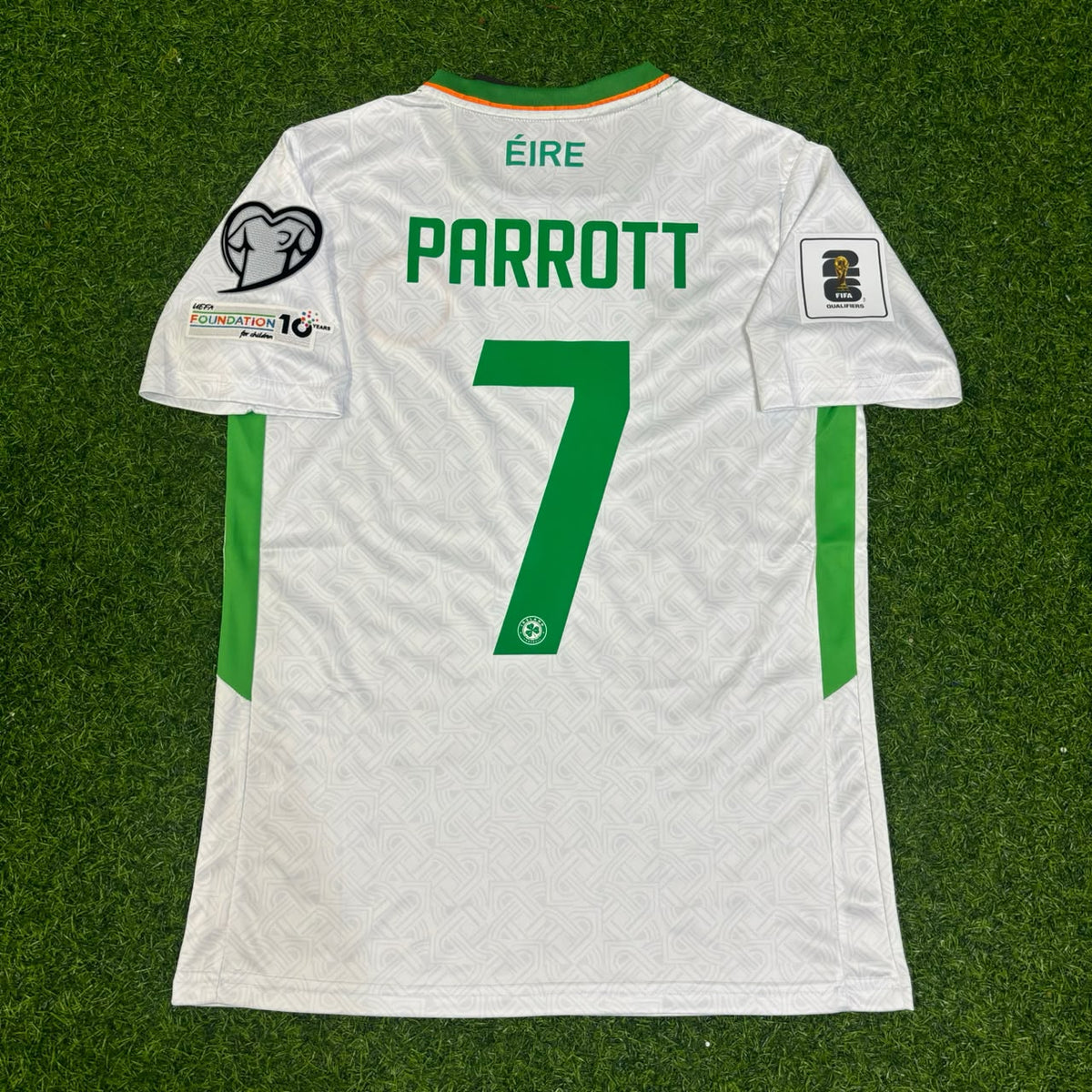 Troy Parrott Irland WM-Qualifikation 2026 Weißes Fußballtrikot der neuen Saison