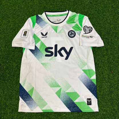 Troy Parrott #7 Irland Kinder Heimtrikot 2026 Grün-Weiß