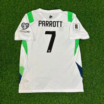 Troy Parrott #7 Irland Kinder Heimtrikot 2026 Grün-Weiß