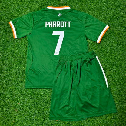 Troy Parrott Ireland 2026 Kids New Season Green Football Jersey