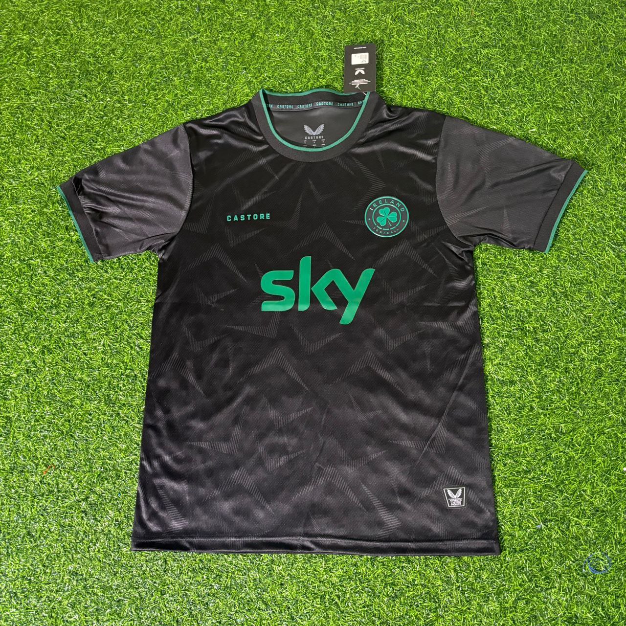 Troy Parrott Ireland Black Green 2026 World Cup Football Jersey