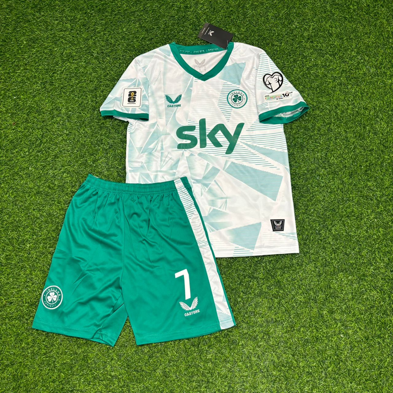 Troy Parrott Ireland Éire 2026 World Cup Kids Football Jersey