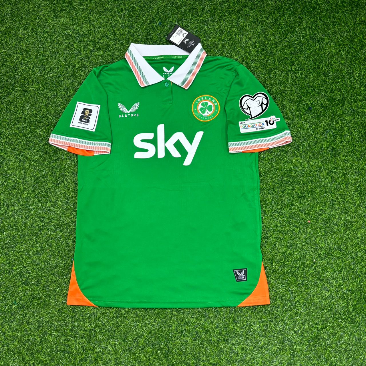 Maillot de football vert de l'équipe nationale d'Irlande (Troy Parrott)