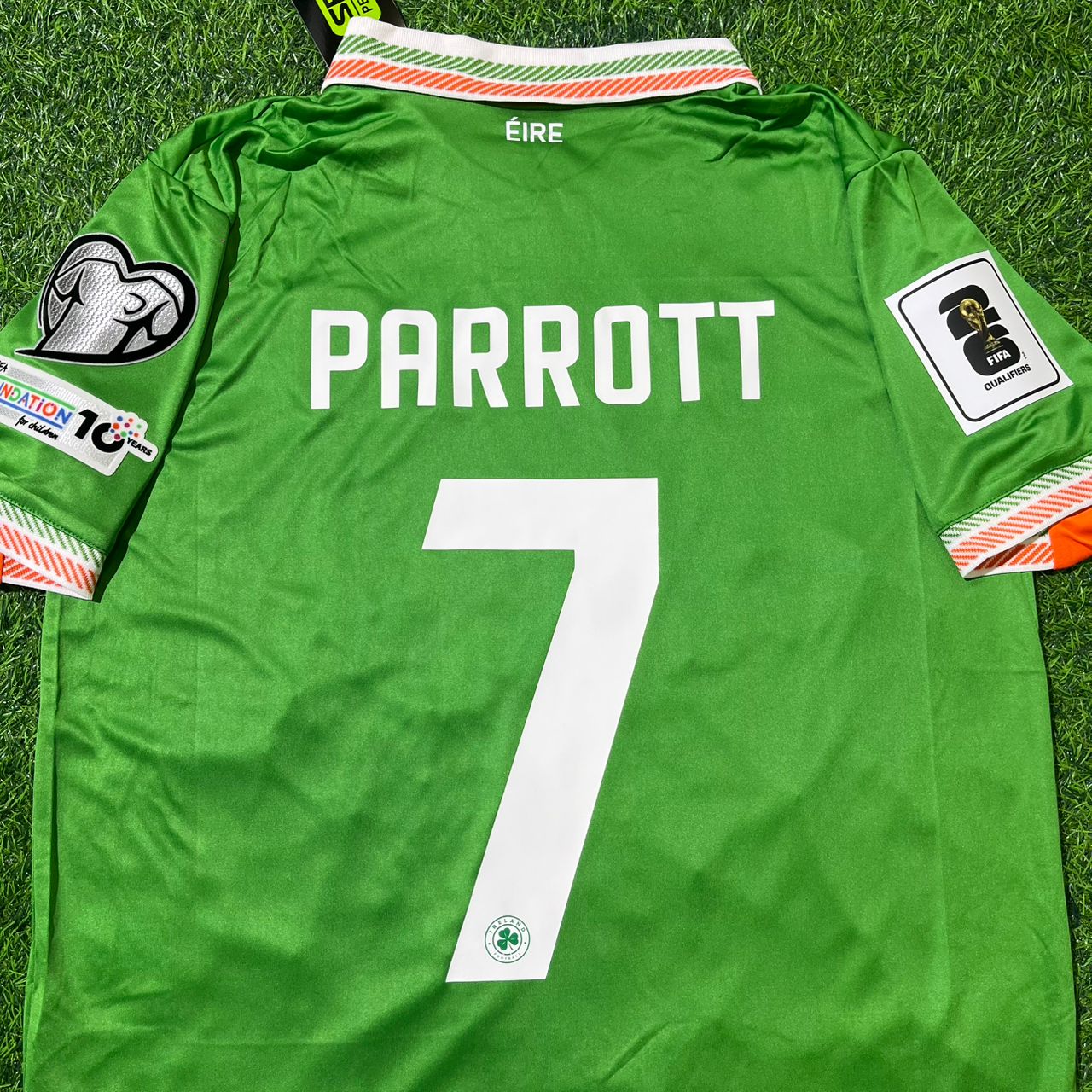 Troy Parrott Ireland Éire Green 2026 World Cup Kids Football Jersey