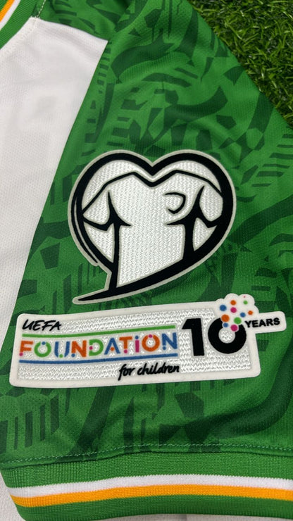 Maillot de football vert de l'équipe nationale d'Irlande (Troy Parrott)