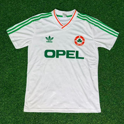 Paul McGrath Ireland White Legendary Anniversary Retro Football Jersey Kit