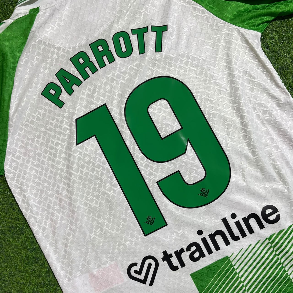 Troy Parrott Real Betis 2027 Home New Season Green White Long Sleeve Football Jersey Trikot Maillot