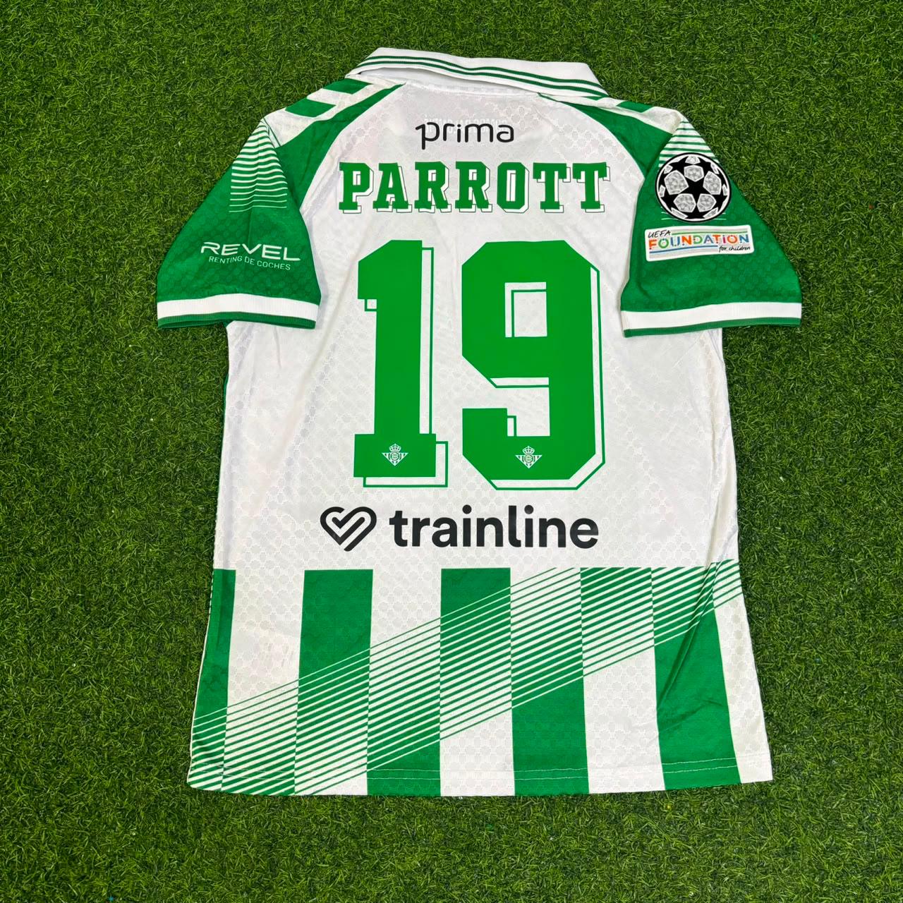 Troy Parrott Real Betis 2027 Home New Season Green White Football Jersey Trikot Maillot