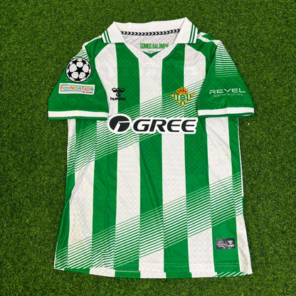 Troy Parrott Real Betis 2027 Home New Season Green White Football Jersey Trikot Maillot