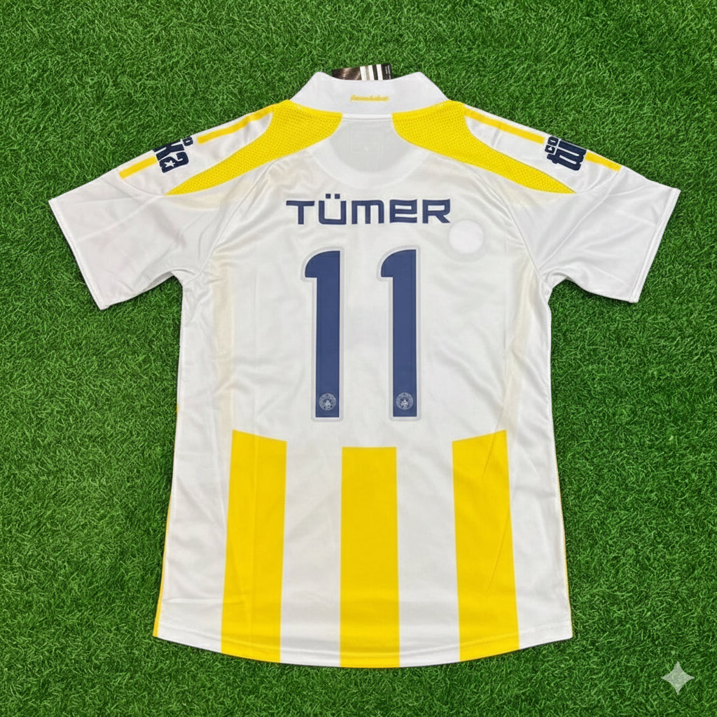 Tümer Metin Fenerbahçe 2007-2008 Retro Jersey Trikot Maillot