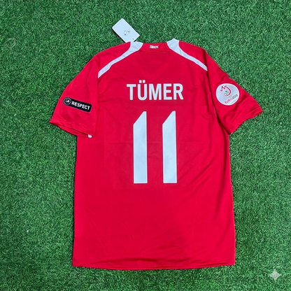 Tümer Metin #11 Türkiye Euro 2008 Turkey Retro Football Jersey