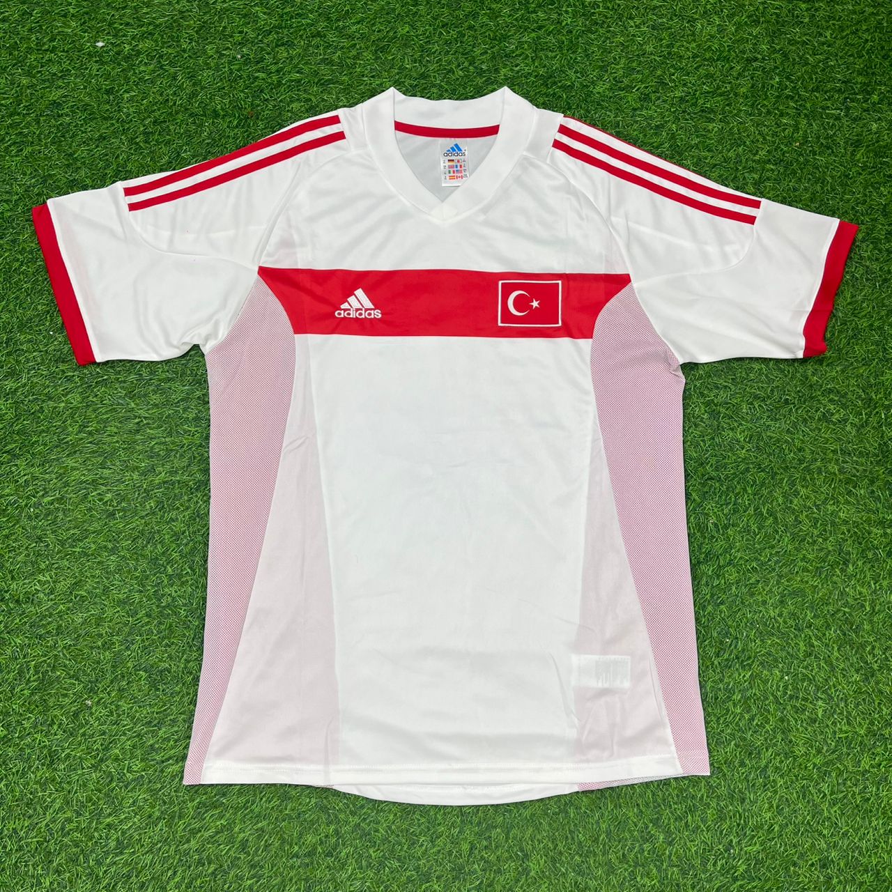 TURKEY Türkiye 2002 World Cup White Retro Football Jersey