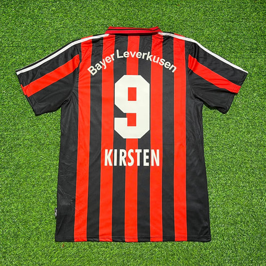 Ulf Kirsten #9 Bayer Leverkusen 2000 2001 Home Retro Trikot