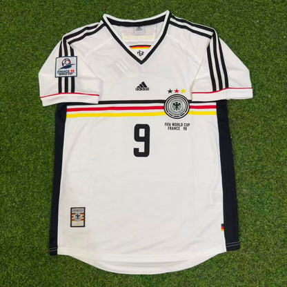 Ulf Kirsten Deutschland 1998 Weltmeisterschaft Retro Fußballtrikot