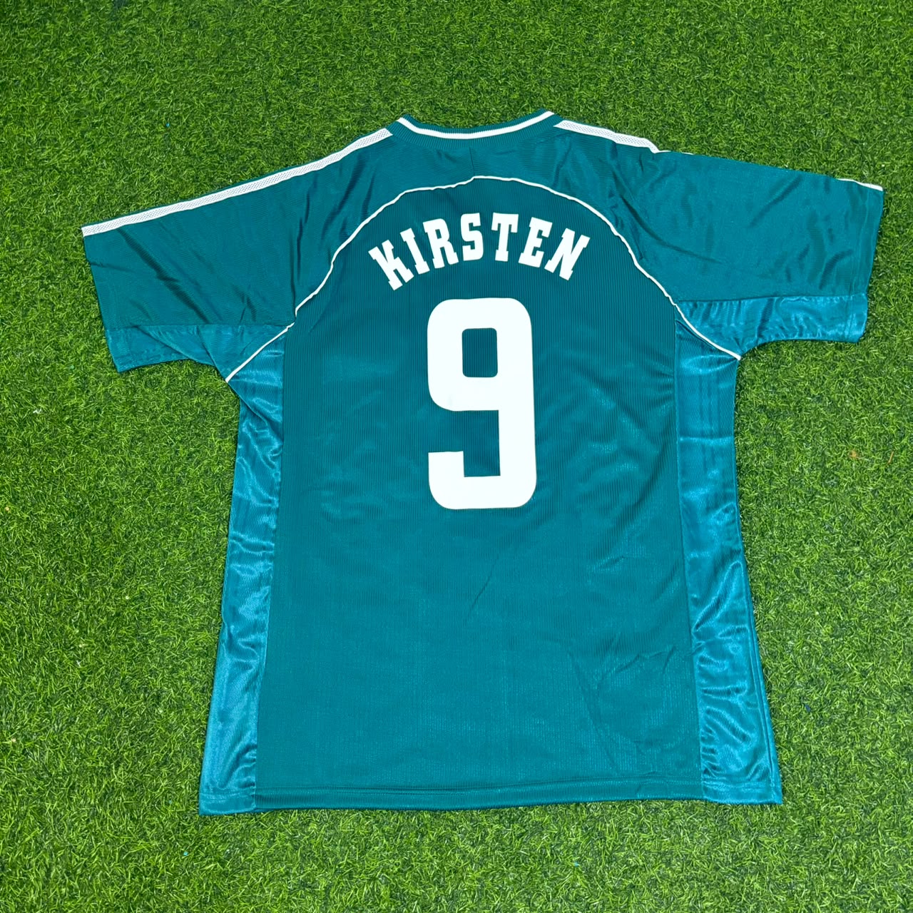 Ulf Kirsten Germany 1998 World Cup Away Retro Football Jersey