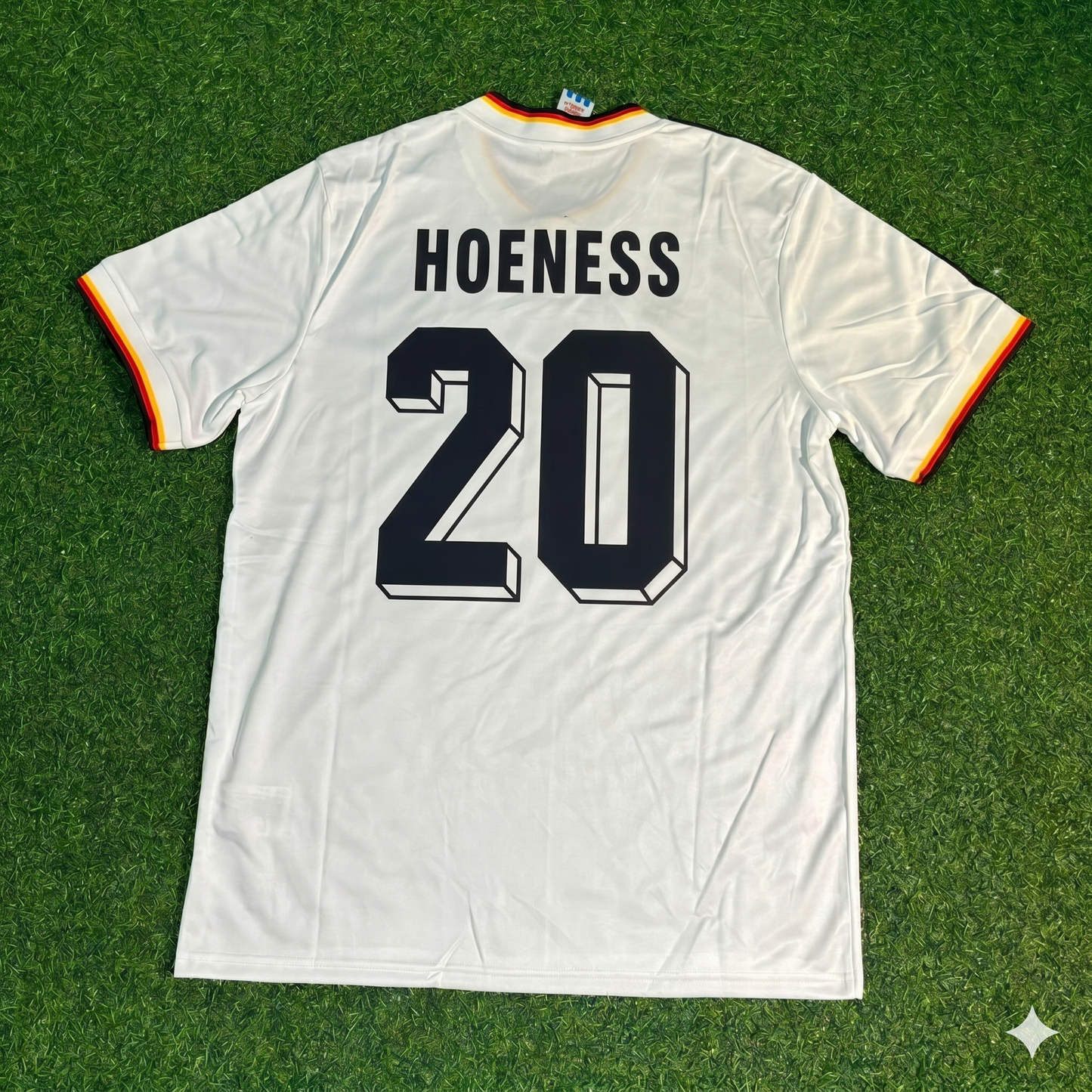 Dieter Hoeneß #20 Deutschland 1986 Weltmeisterschaft Retro Trikot Wein