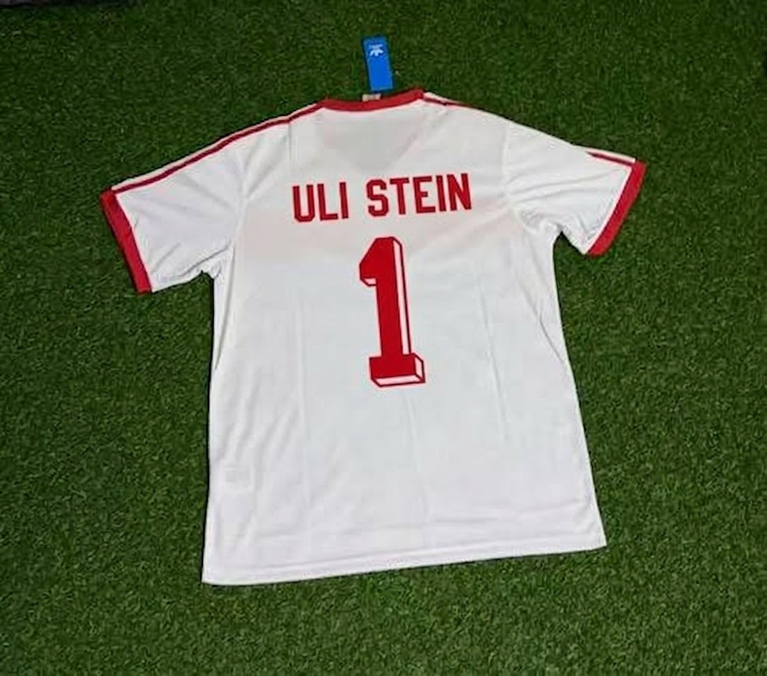 Uli Stein #1 Hamburger SV Retro Heimtrikot 1983 Weiß Fußball Trikot