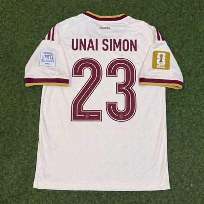 Unai Simon #23 Spain Two Star 2026 World Cup Champions Away Jersey Trikot Maillot