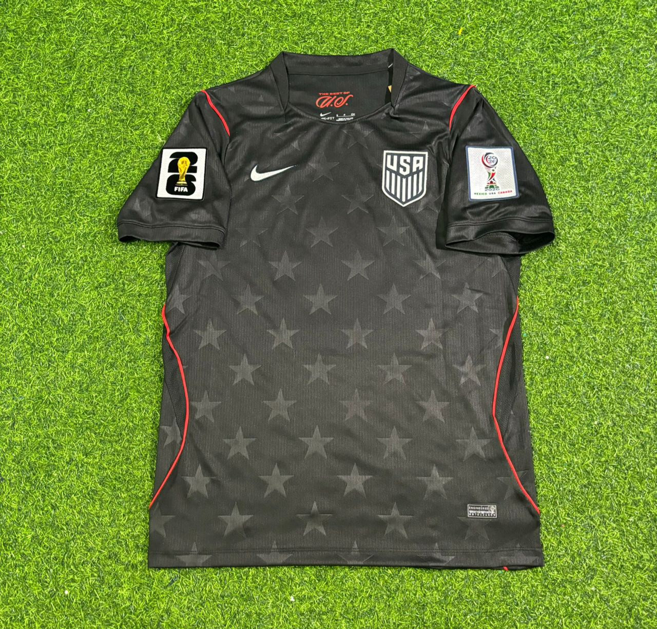 Sergino Dest USA 2026 World Cup Black Football Jersey